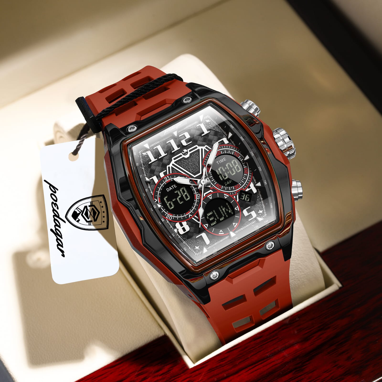 POEDAGAR DUAL TIME GENTS 636 