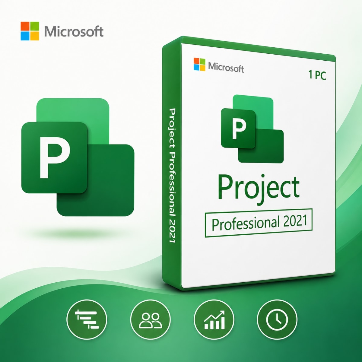Licencia Project 2021 BIND 1 PC