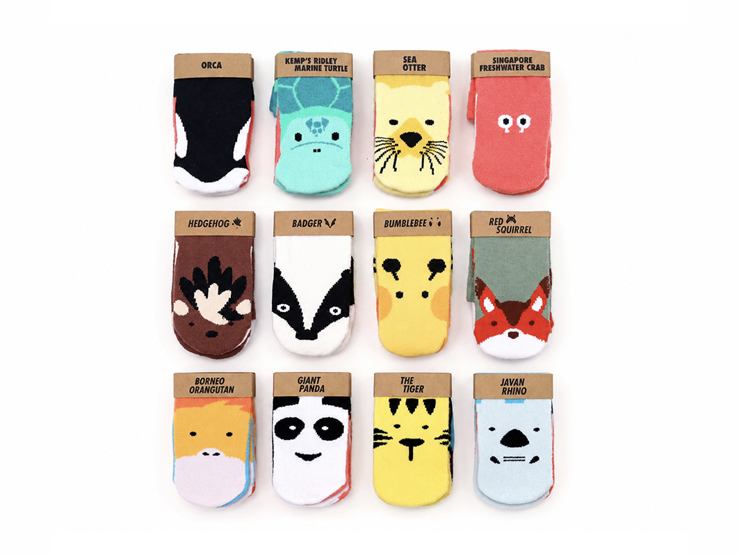 Critically Endangered baby socks
