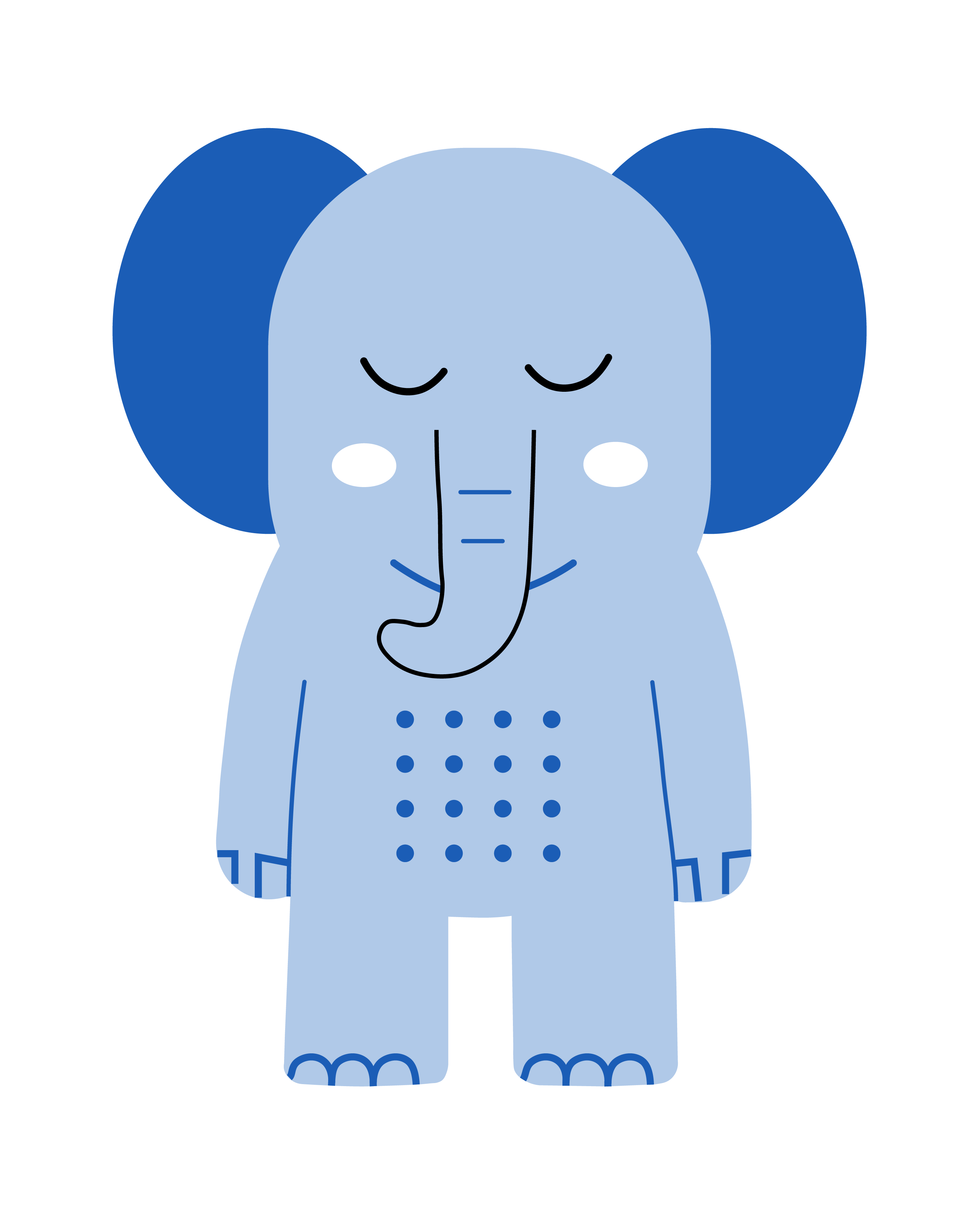 Ola the Elephant socks