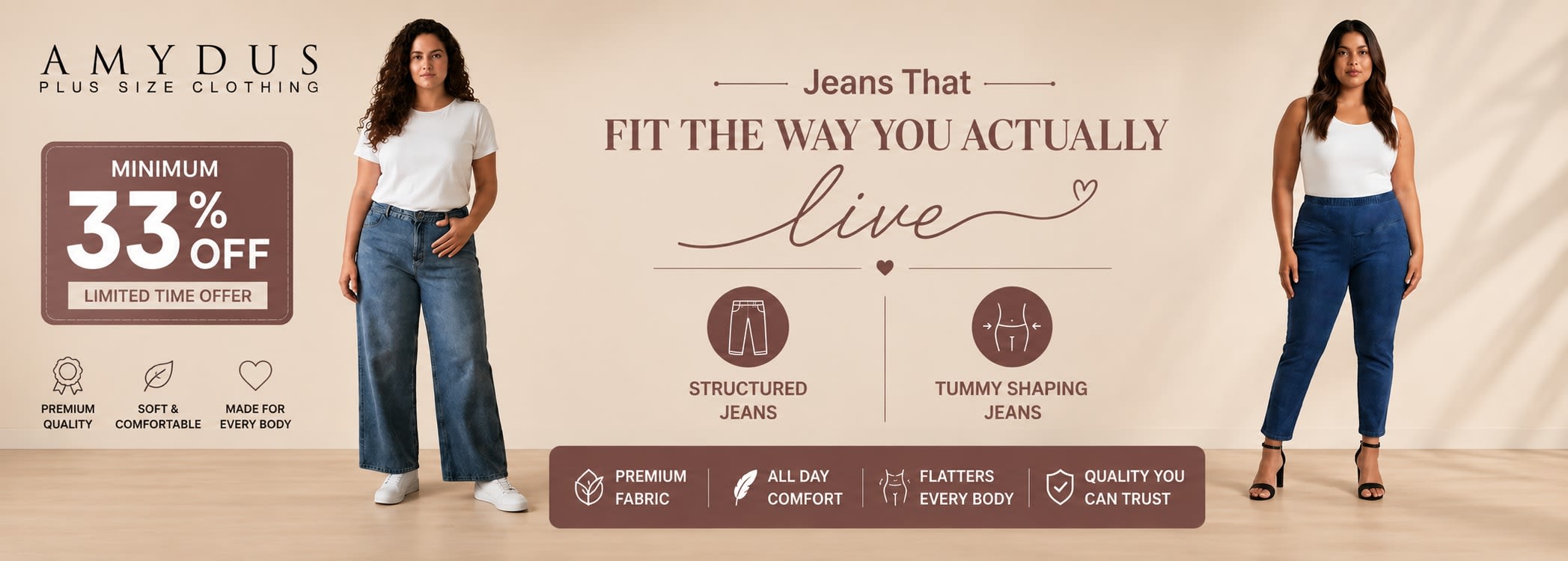 Jeans That Fits the Way you Live