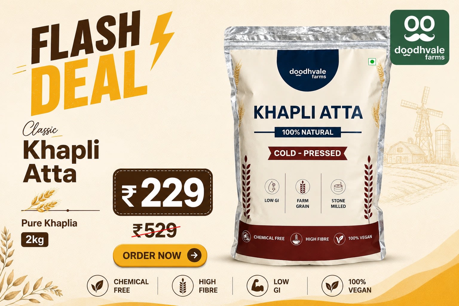 Khapli Atta | 2kg