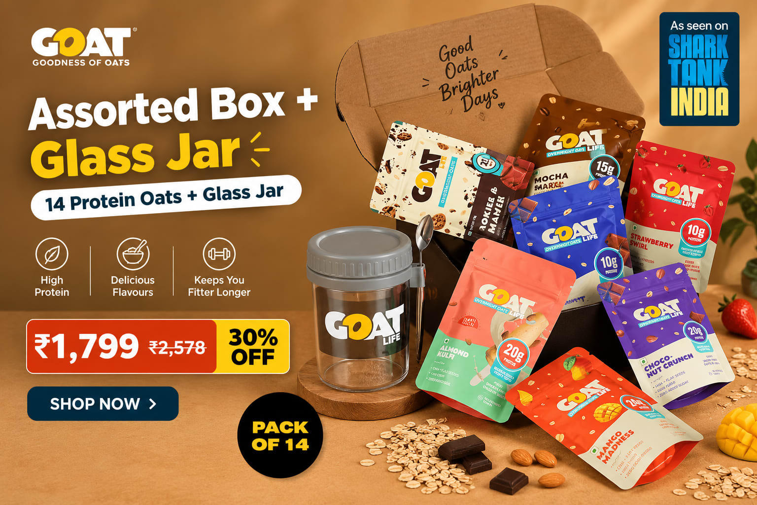 Assorted Box + Glass Jar