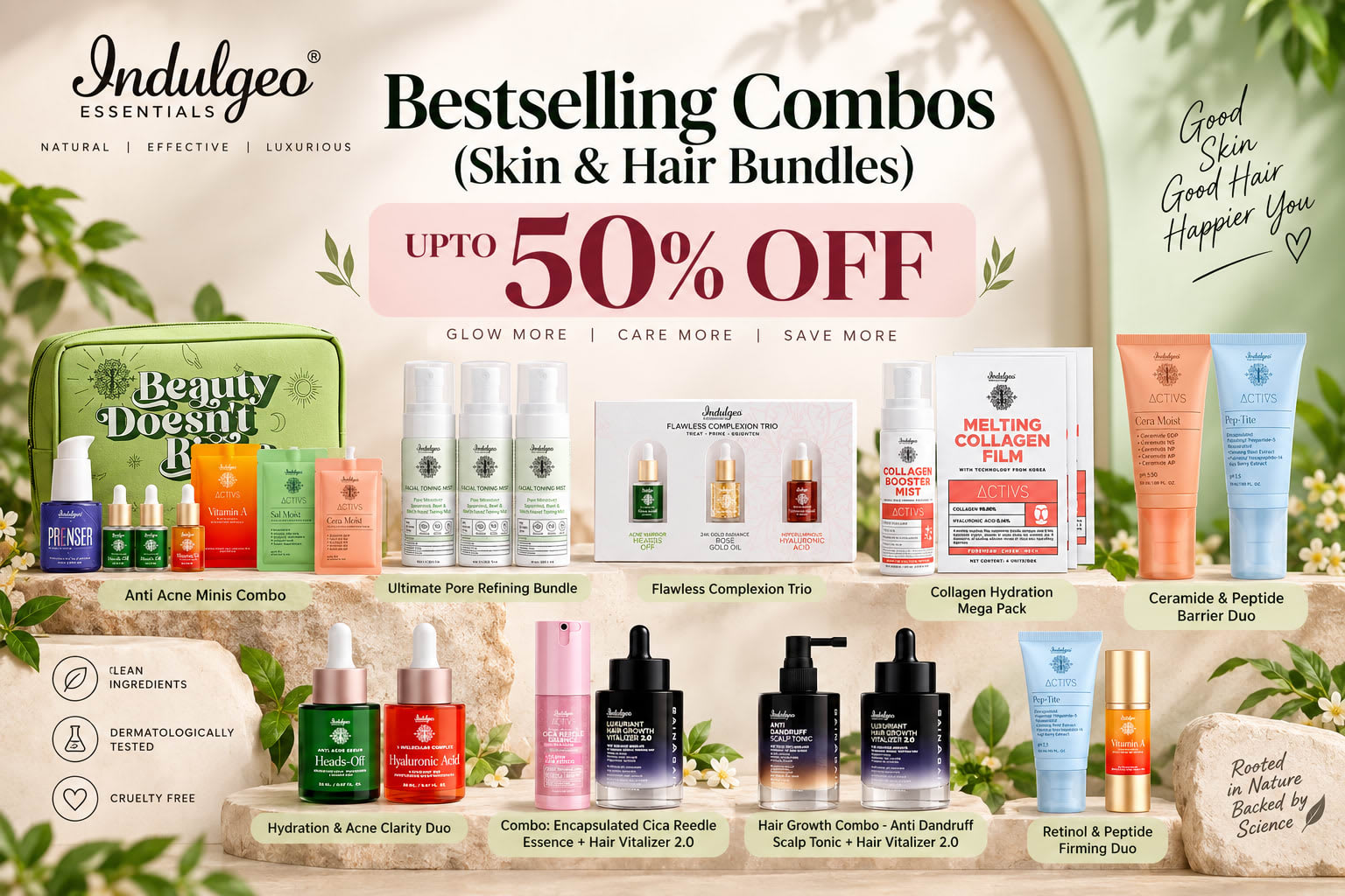 Best Selling Combo (Skin & Hair Bundles)