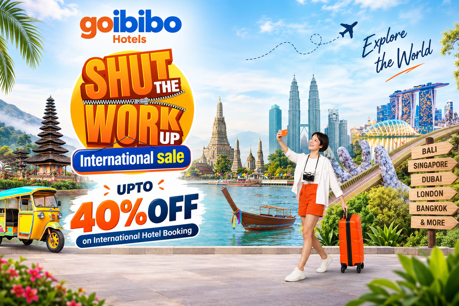 Shut the Work Up- International Sale