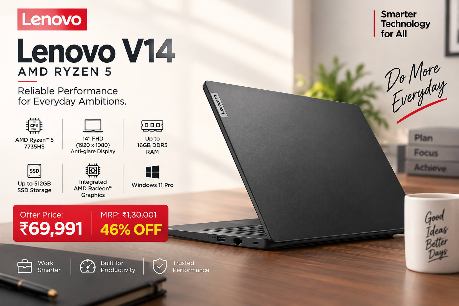 Lenovo V14 - AMD Ryzen 5