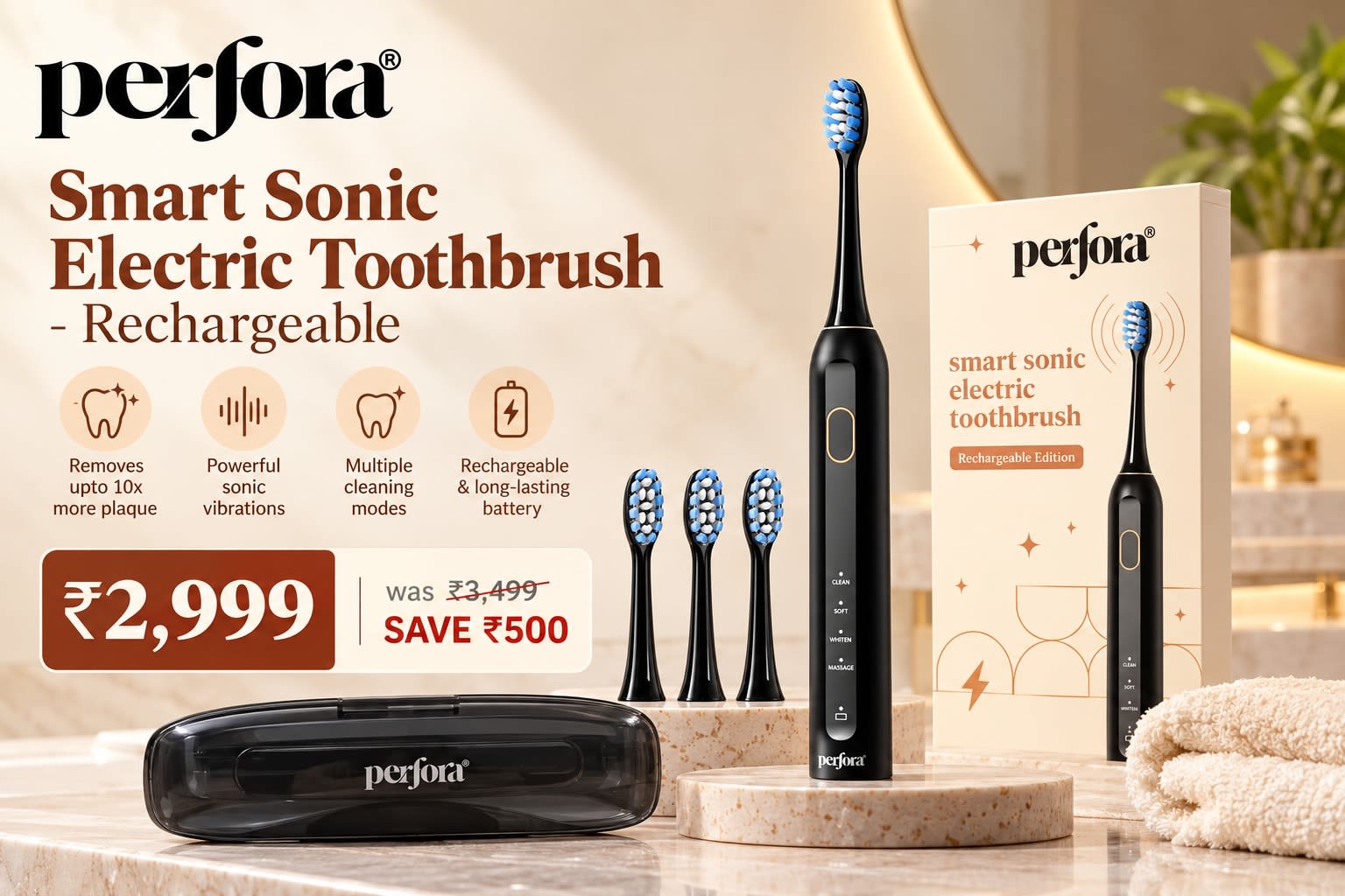 Smart Sonic Electric Toothbrush