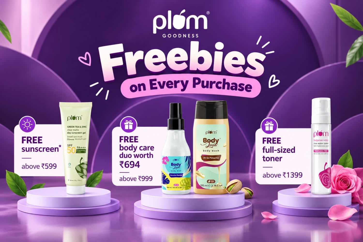 Freebies on Every Purchase