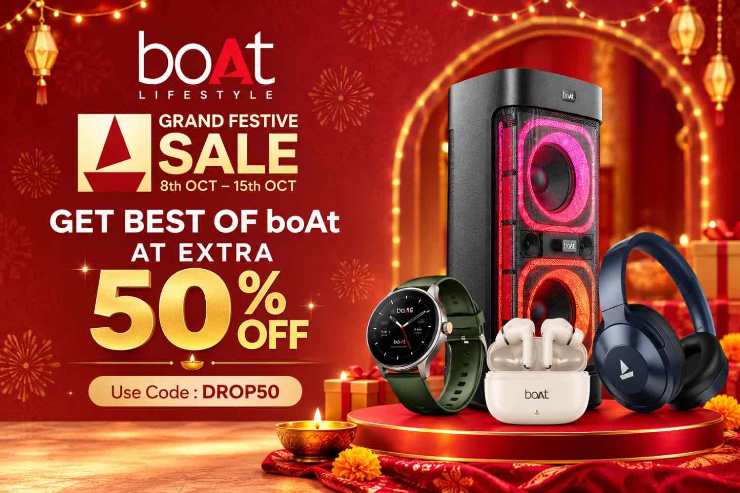 Grand Festive Sale on Boat Electronics