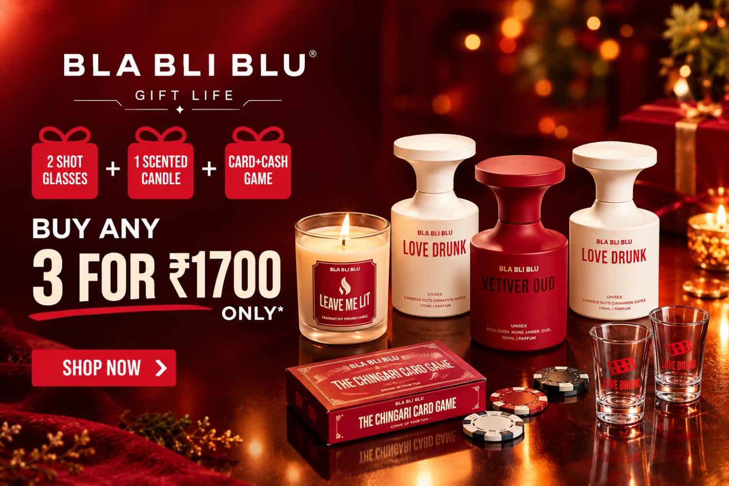 Freebies on Purchase of 3 Perfumes