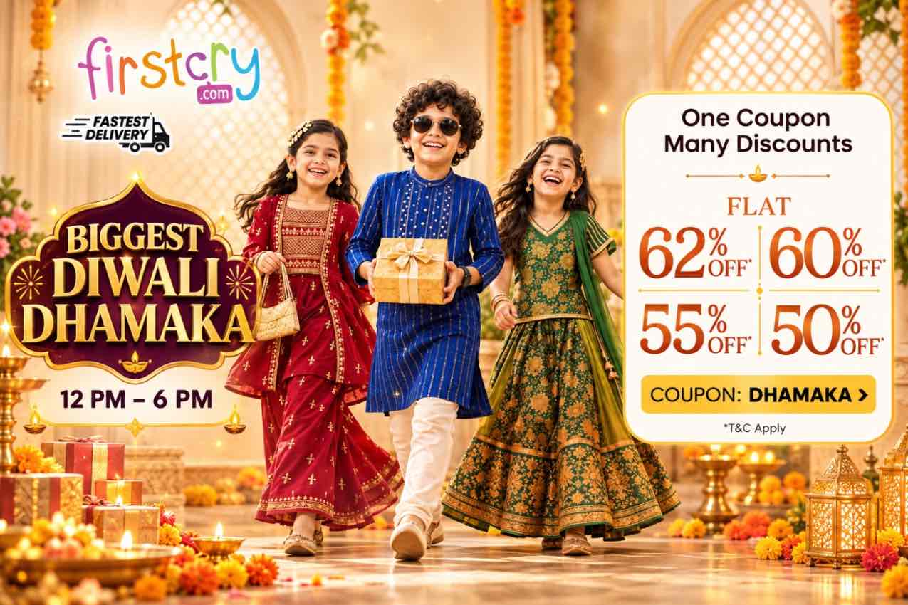 Biggest Diwali Dhamak on Kidswear