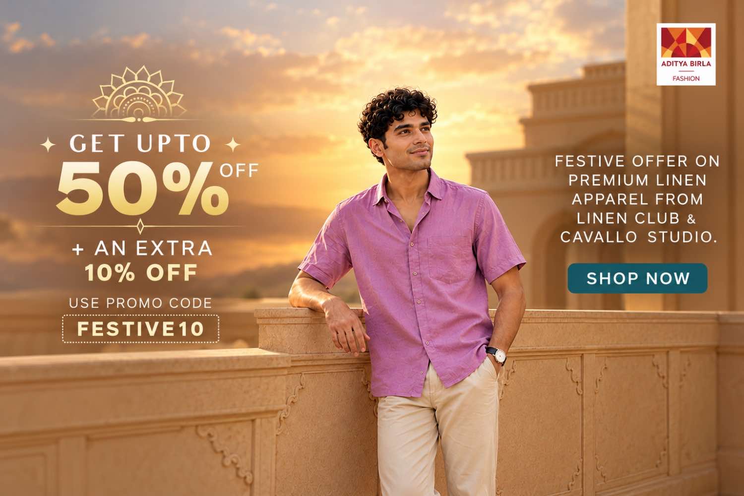 Festive Sale on Menswear