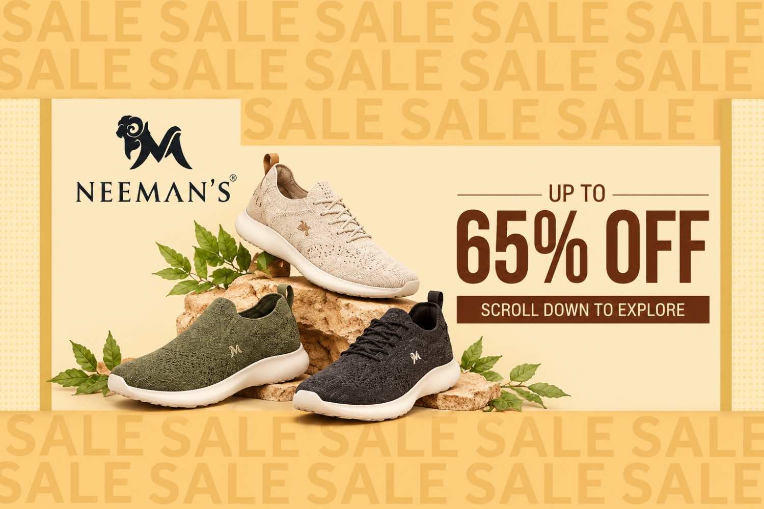 The Great Comfort Sale on all Footwears