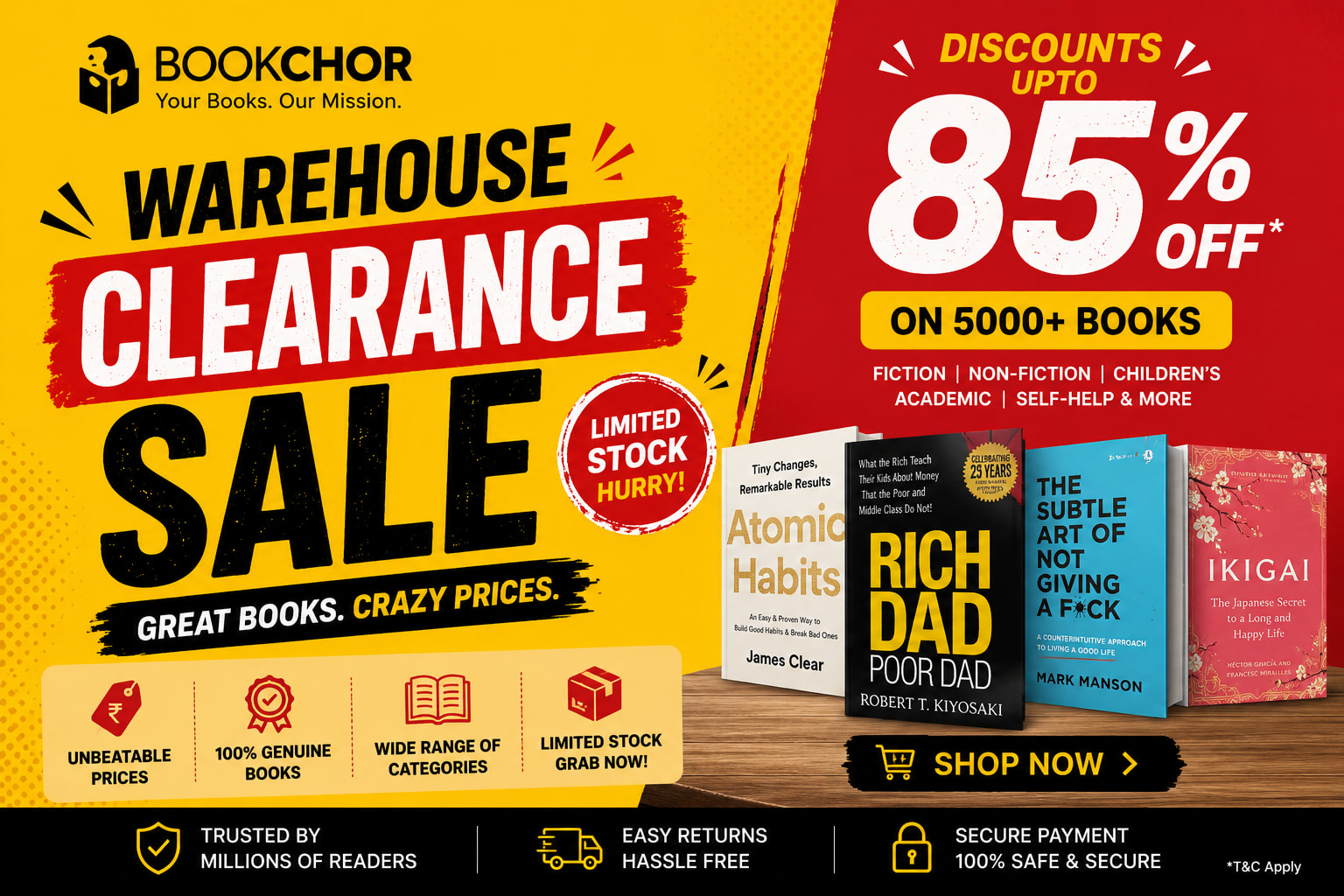 Books Clearance Sale