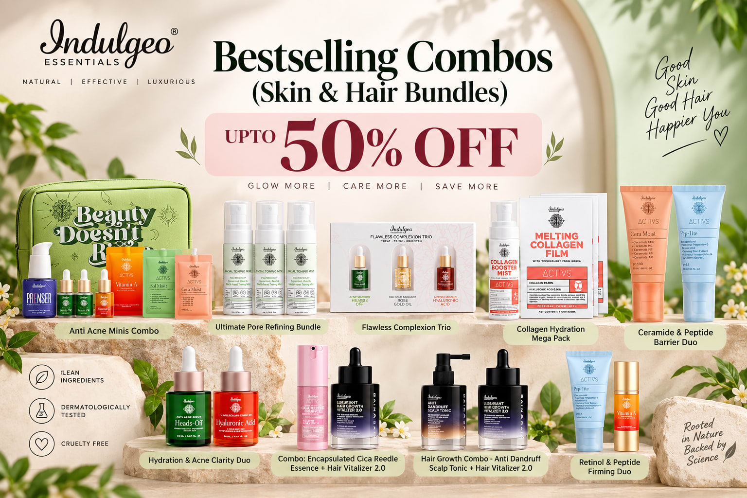 Best Selling Combo (Skin & Hair Bundles)