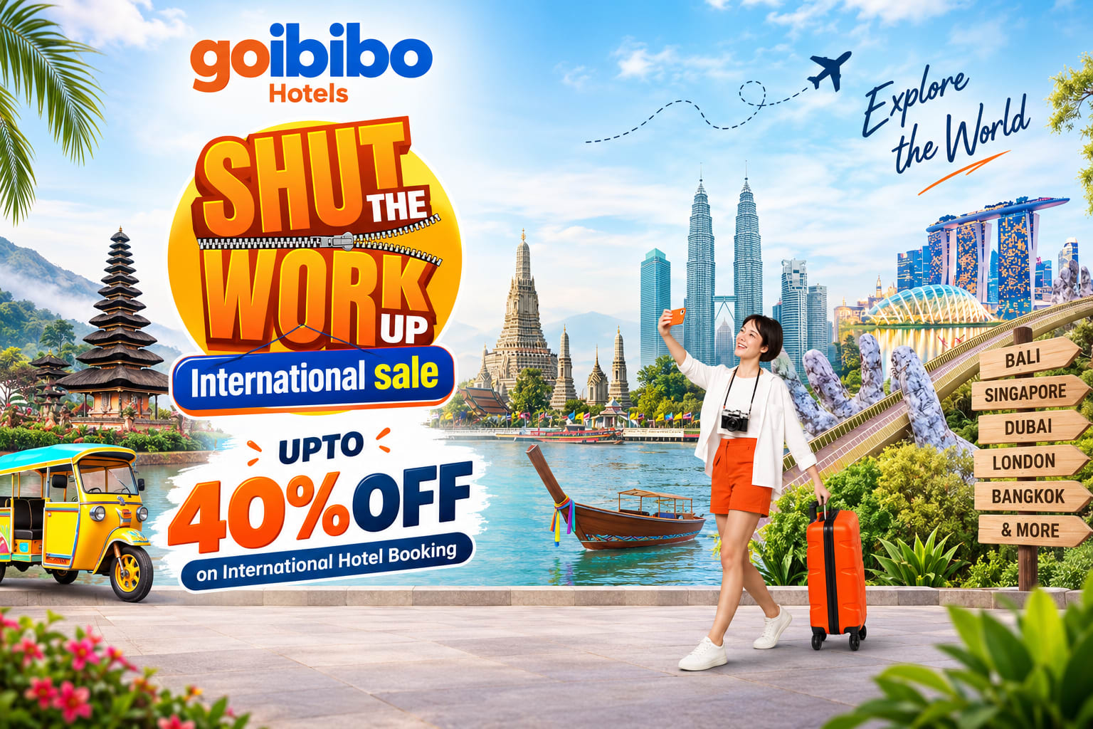 Shut the Work Up- International Sale