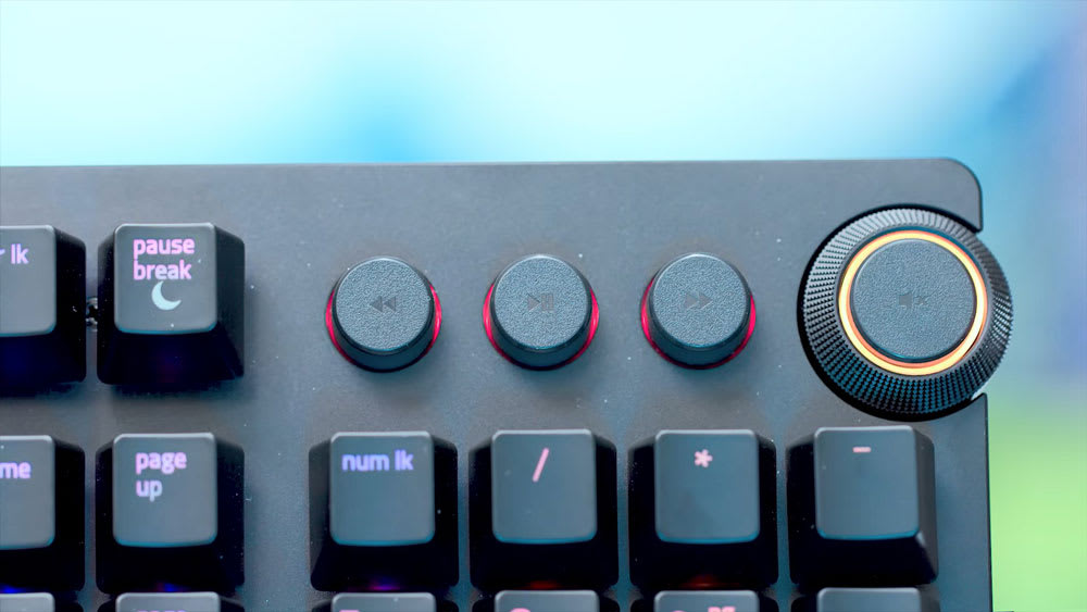 Razer Huntsman Elite Gaming Keyboard Media Keys