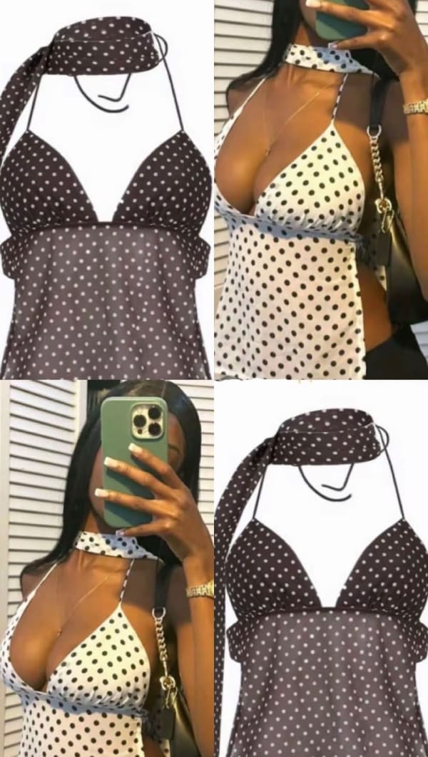 Blusa de lunares