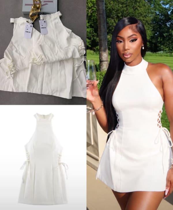 Mini vestido blanco