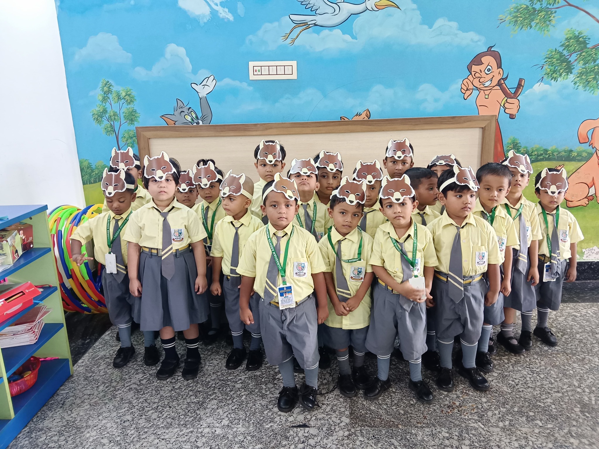 School Campus & Morning Assembly