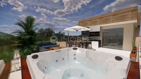 Cobertura 3 quartos Santa Branca 156m² Jacuzzi 3 vagas