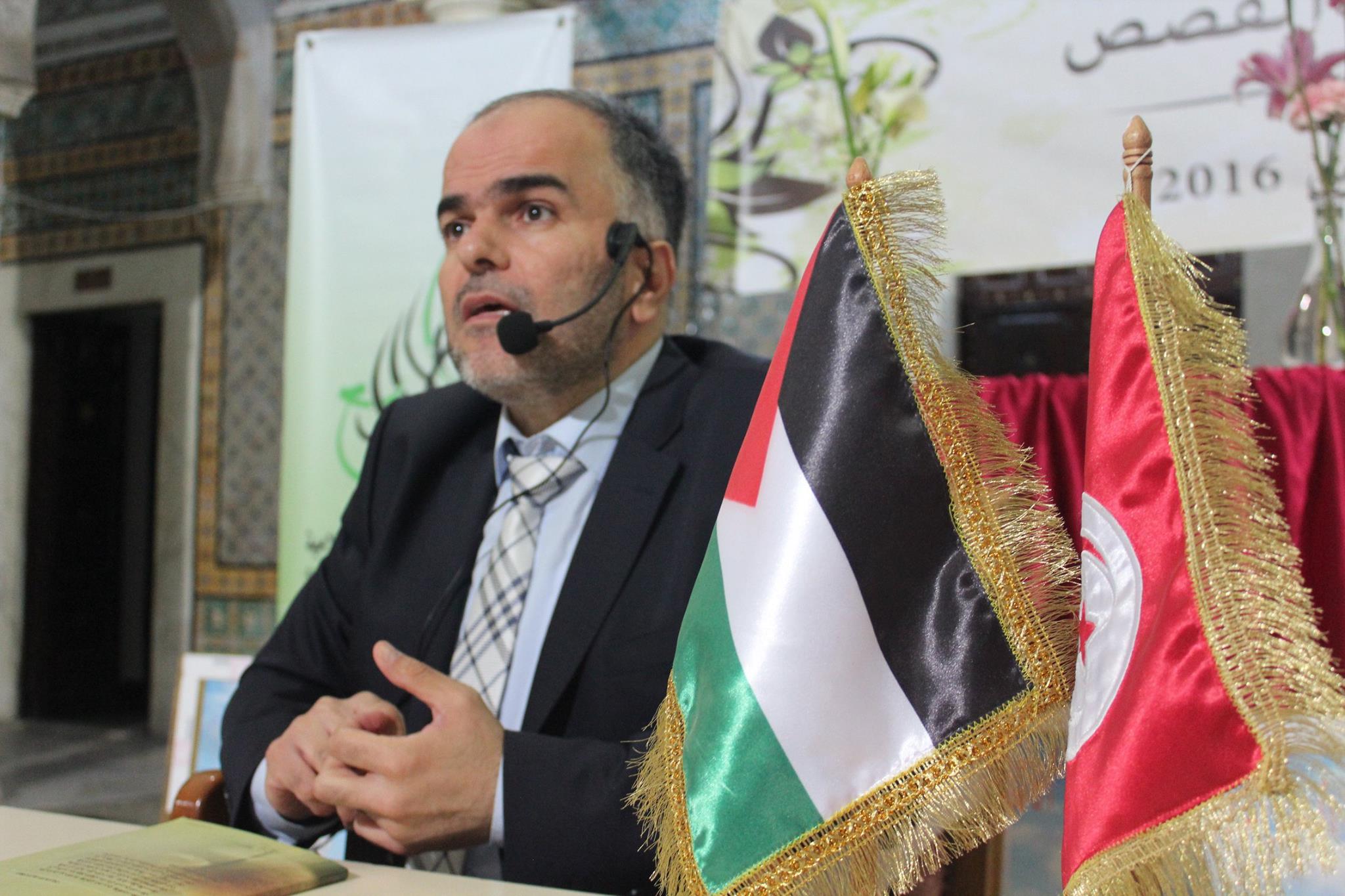 The visit of the Palestinian Poet Samir Attia