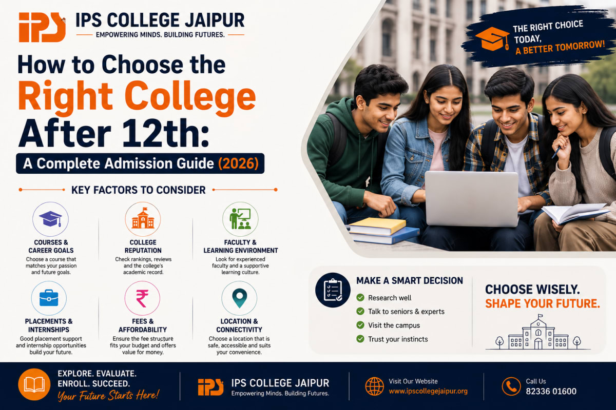 How to Choose the Right College After 12th
