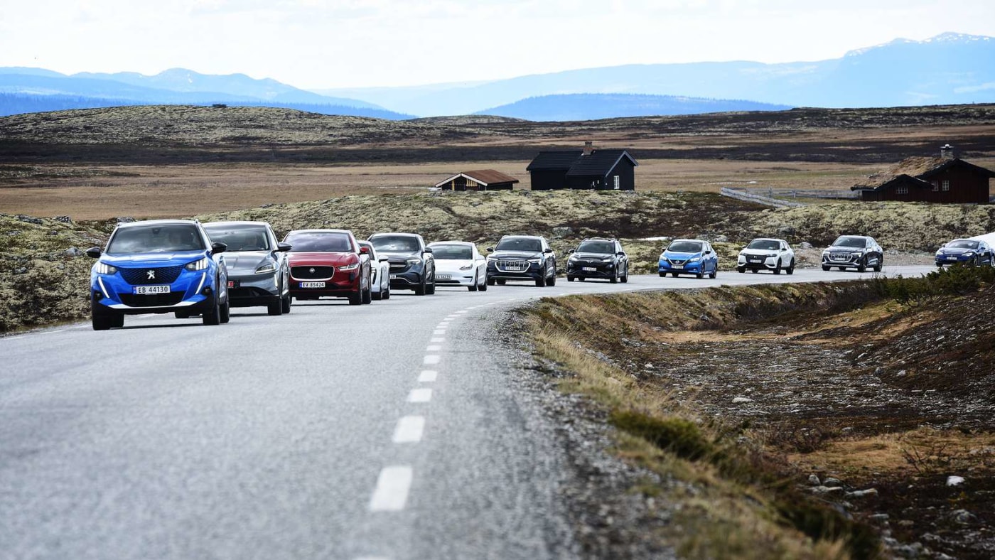 Testbiler over Venabygdsfjellet