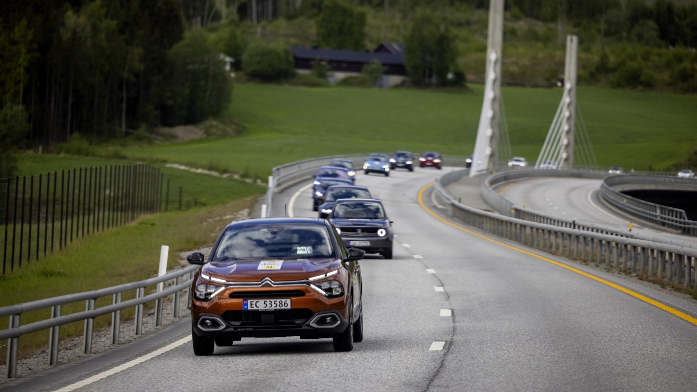elbiler på motorvei