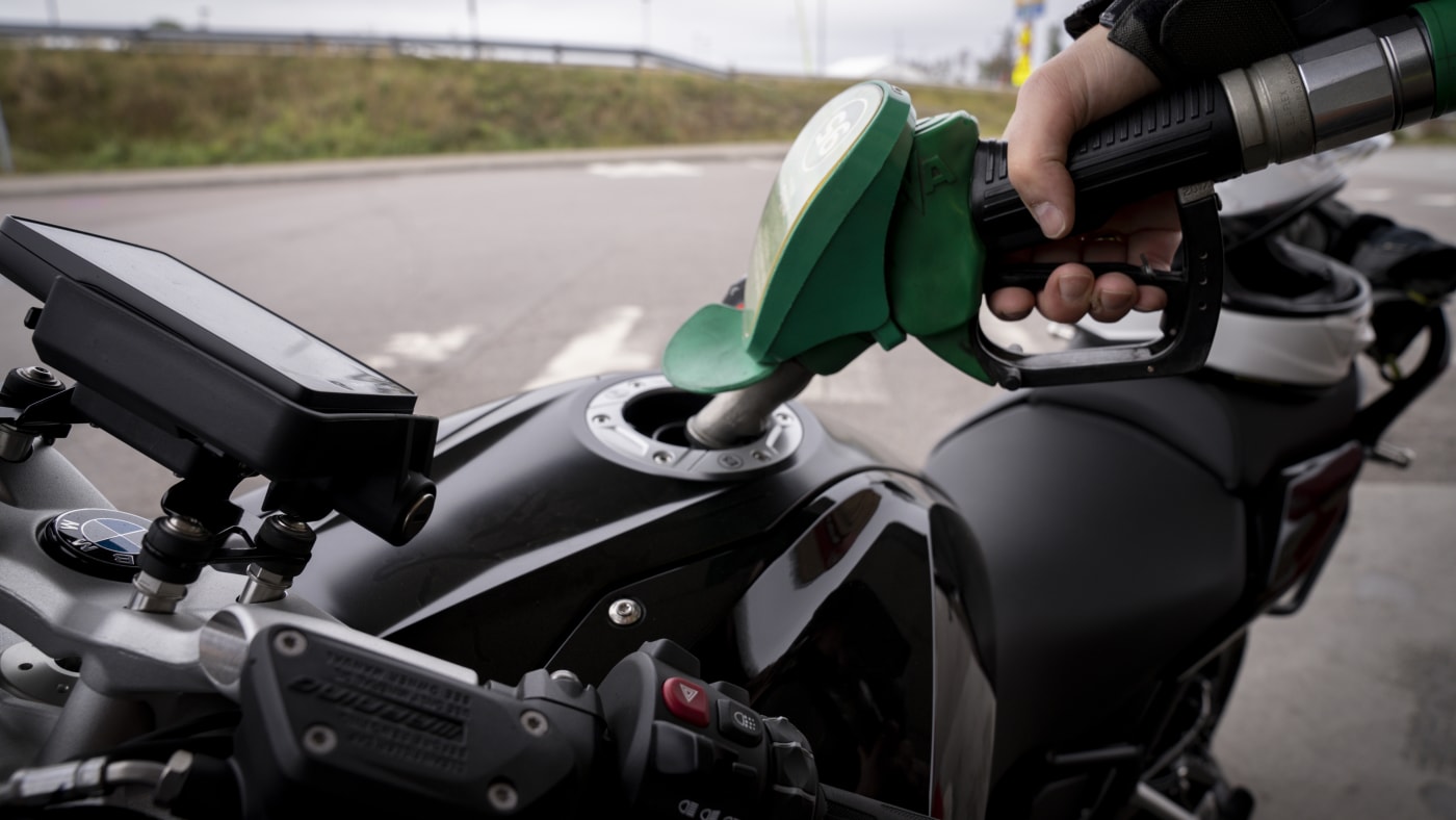 NAF MC advarer mot å lagre motorsykkelen med bioetanolholdig bensin på tanken.