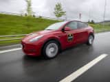 Tesla model Y i elbilstesten 2022