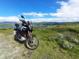 motorsykkel i natur