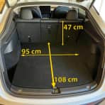 Bagasjerommet i Tesla Model Y