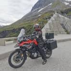 motorsykkel på fjellet