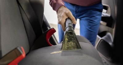 Tekstilrenser i baksetet på en bil