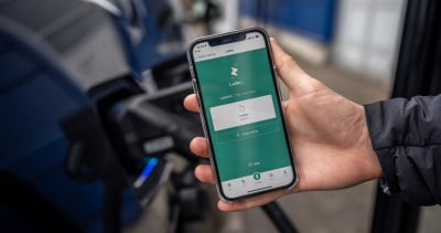 Elton ladeapp brukt ved ladestasjon