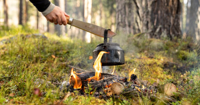 Kaffekanne på bål