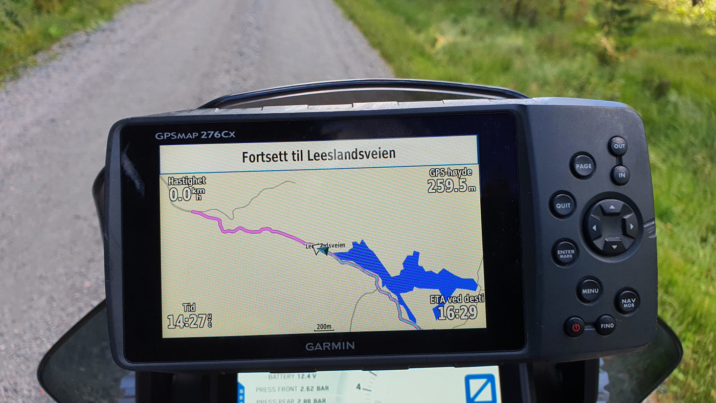 Garmin 276cx, er en klassiker. Knappestyringen fungerer utmerket når du først har lært deg å bruke den.  
