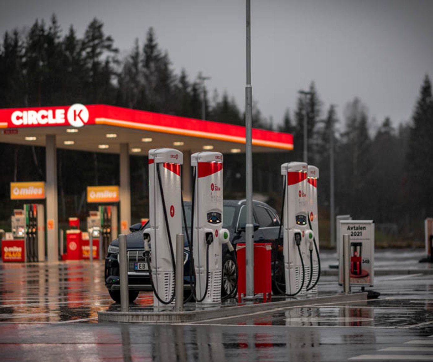 Circle K stasjon i høstvær