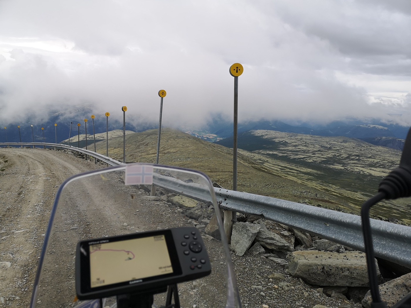 Det er tåke på Blåhøe.