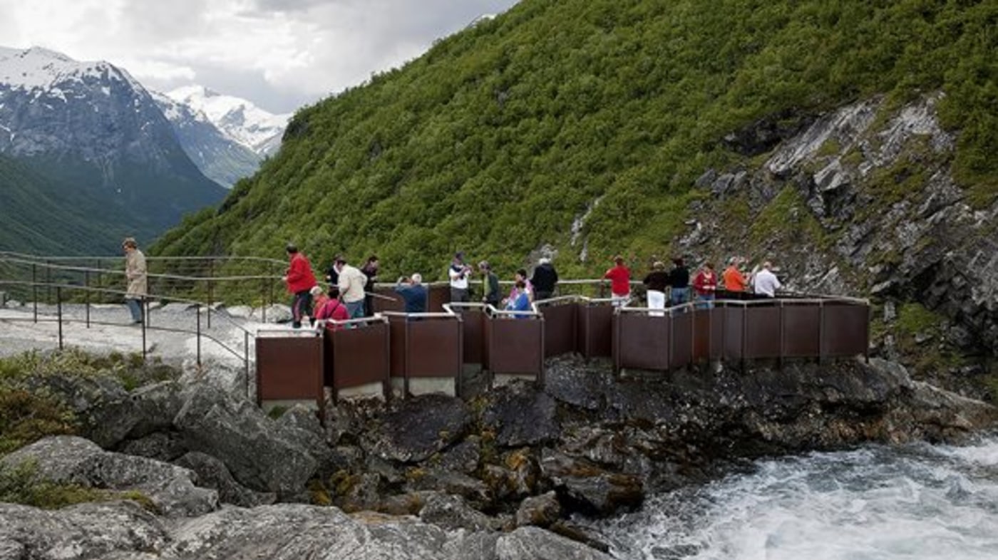 Utsiktspunktet ved Videfossen