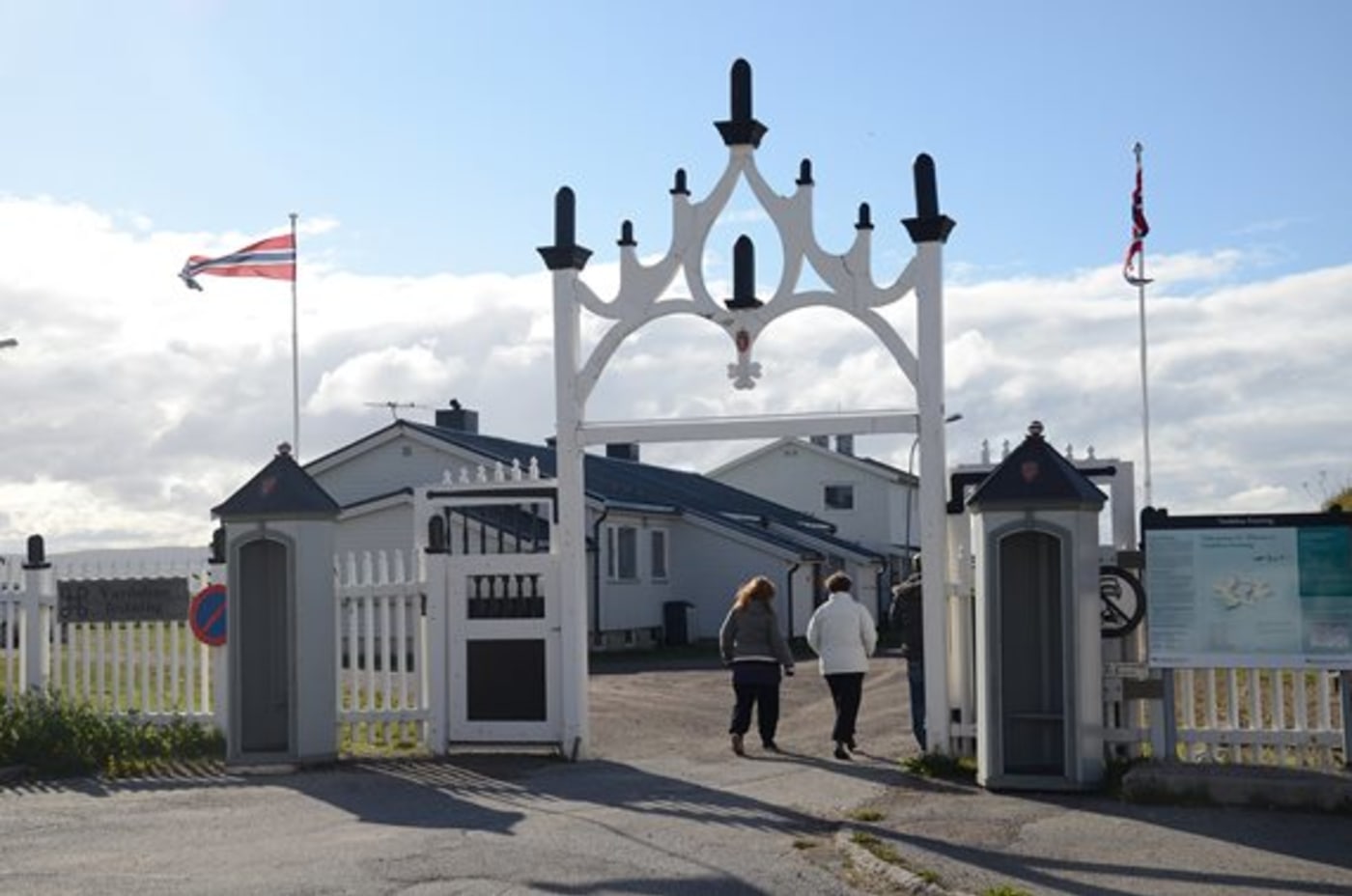 Inngangspartiet til festningen Vardøhus. 