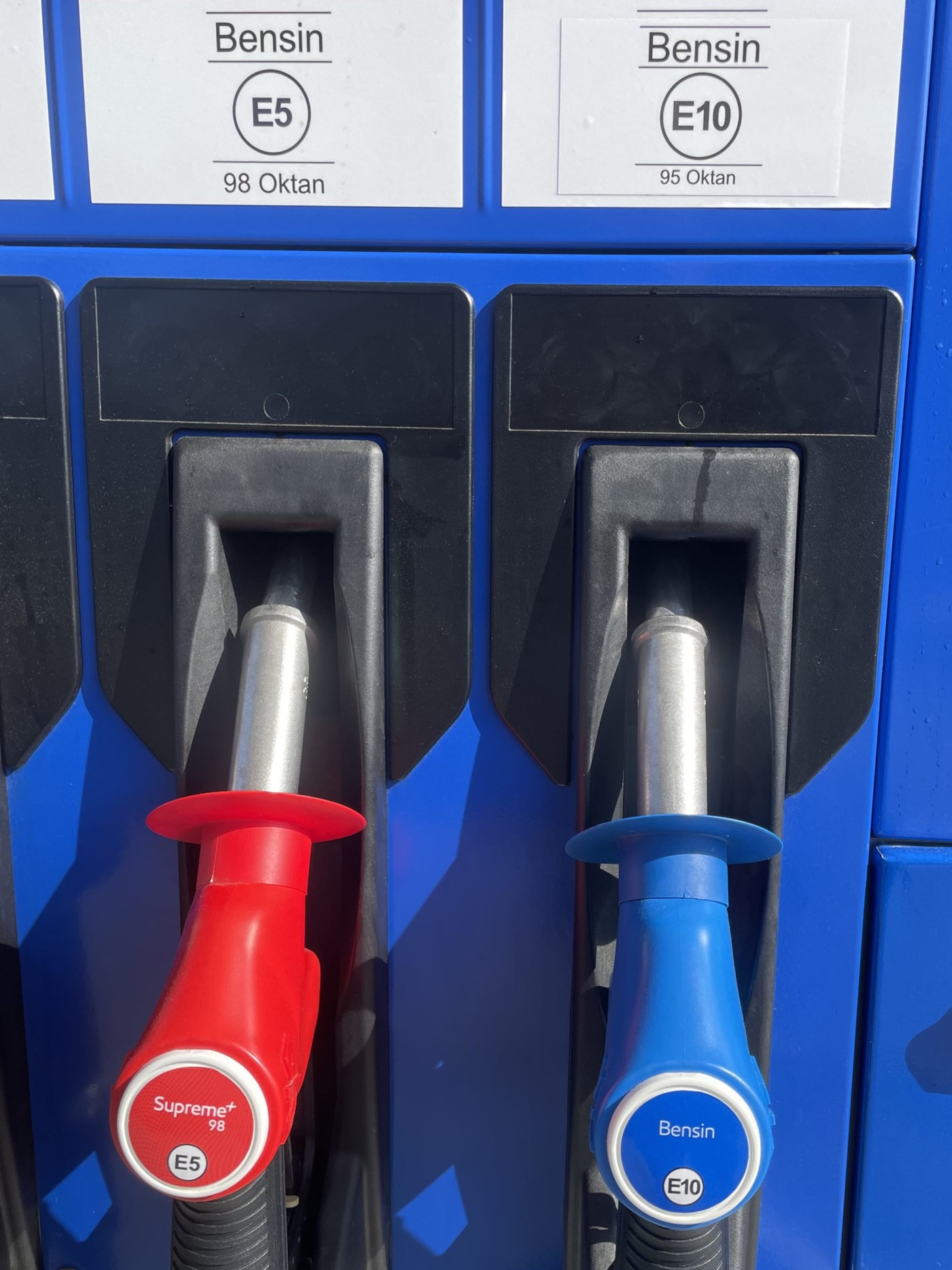 Ny merking av driffstoffpumper (E10 og E5)