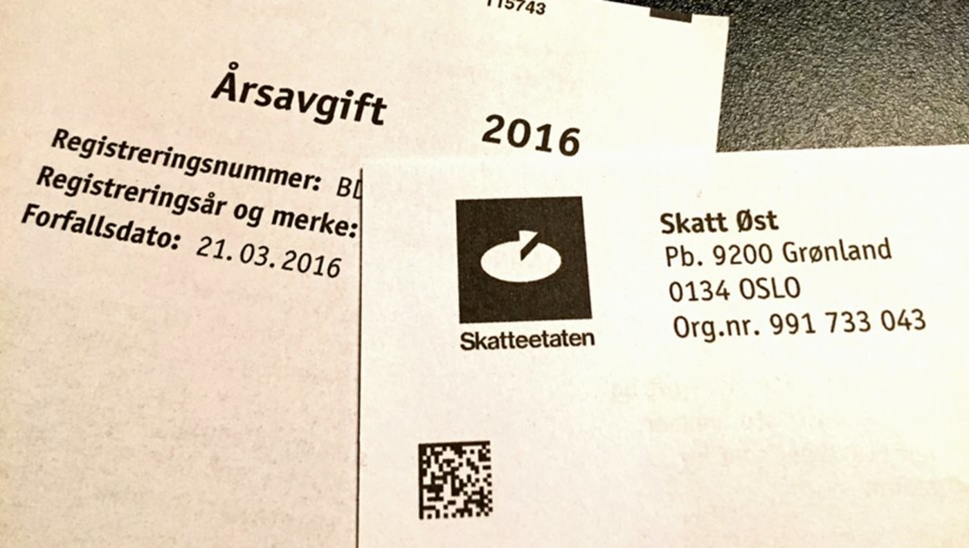 bilde av en årsavgift.