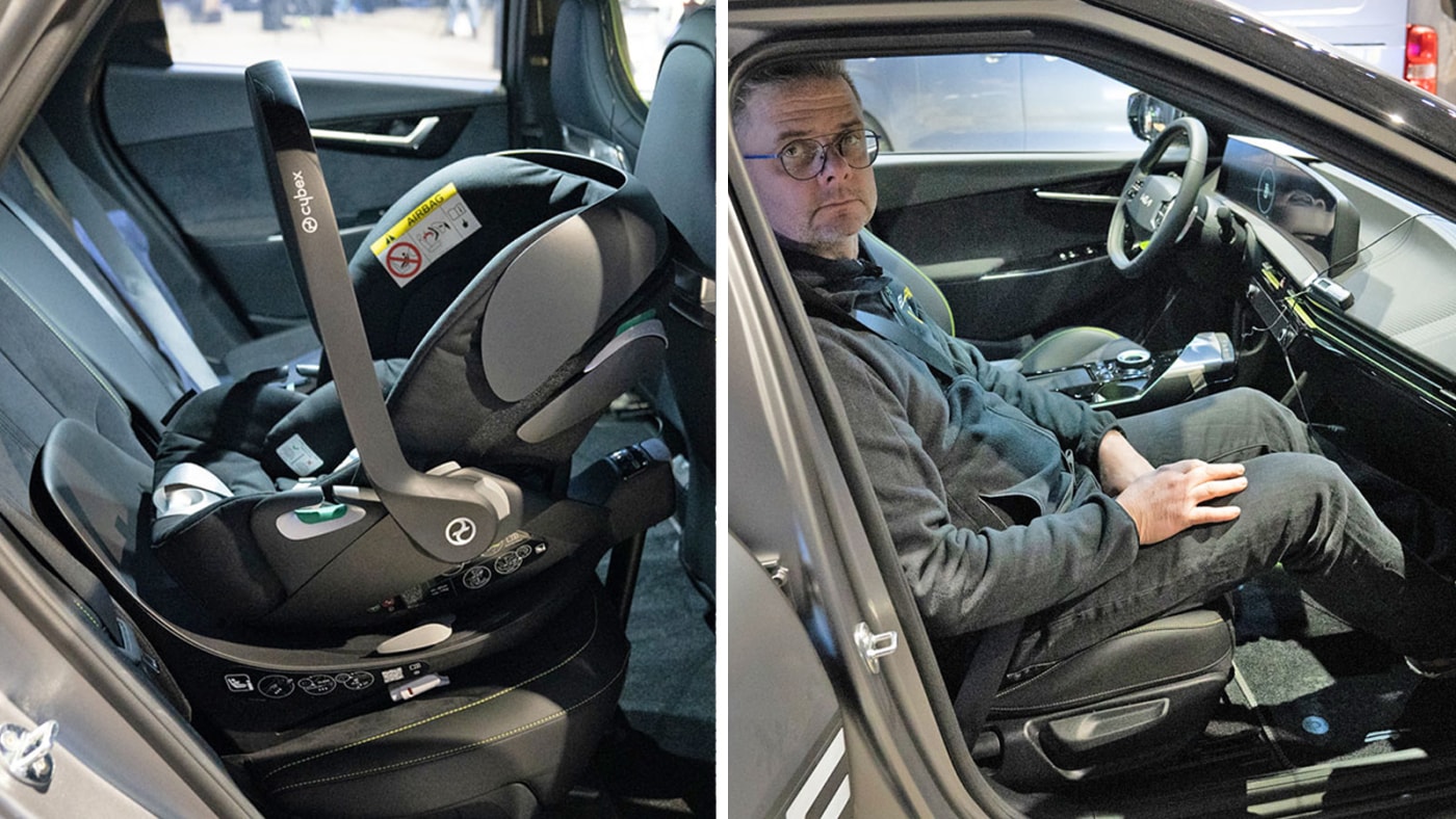 test av barnestol Kia EV6