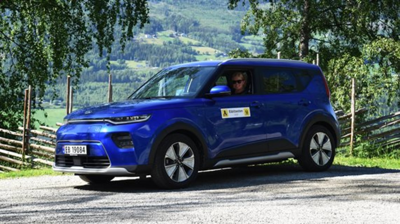 Kia e-Soul står parkert.