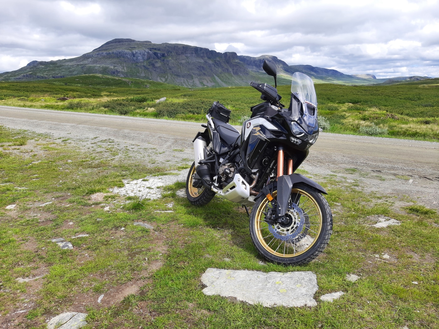 motorsykkel i natur