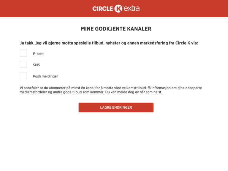 Bilde av hva du velger av avtaler hos Circle K