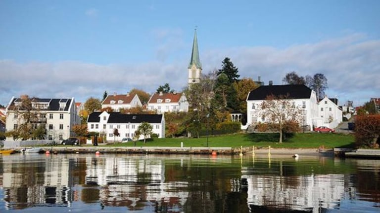 Den idylliske, vesle byen Lillesand.