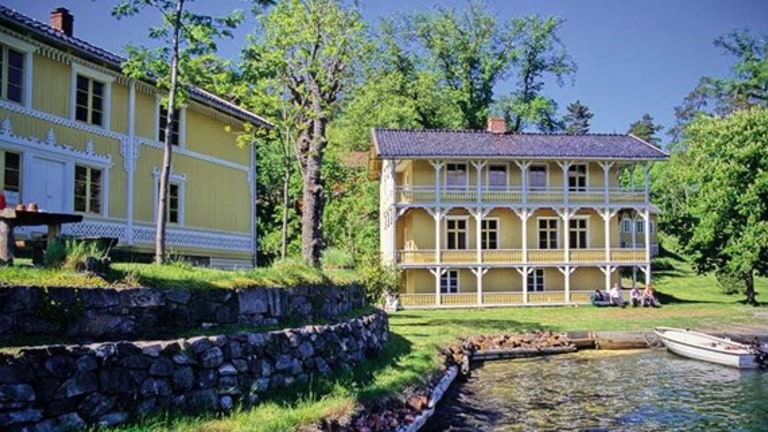 Tidligere skipsredervilla.
